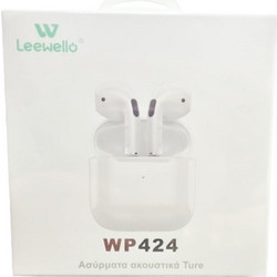 Leewello WP424 Ακουστικά Bluetooth Earbud White