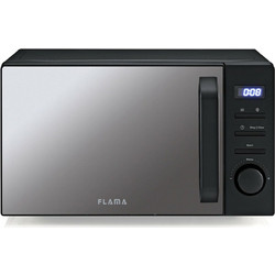 Flama 1833FL Φούρνος Μικροκυμάτων με Grill 20lt Μαύρος