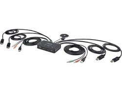 StarTech KVM Switch C2-DD46-UA2-CBL-KVM DisplayPort USB 2.0
