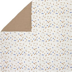 Laessig Little Mateys Sprinkles Κουβέρτα Αγκαλιάς Bamboo Royal Blue/Ecru 100x100cm
