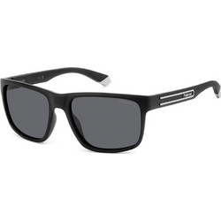 Polaroid Eyewear PLD2157S 003M9 Ανδρικά Γυαλιά Ηλίου Τετράγωνα Κοκάλινα Μαύρα με Μαύρο Polarized Φακό