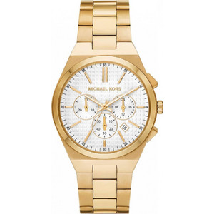 Michael Kors Lennox Ανδρικό Ρολόι Χρονογράφος με Χρυσό Μεταλλικό Μπρασελέ MK9120 Michael Kors Lennox Ανδρικό Ρολόι Χρονογράφος με Χρυσό Μεταλλικό Μπρασελέ MK9120