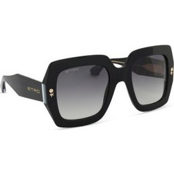 Etro 0011S 807/9O Γυναικεία Γυαλιά Ηλίου Τετράγωνα Κοκάλινα Μαύρα με Μαύρο Degradee Φακό