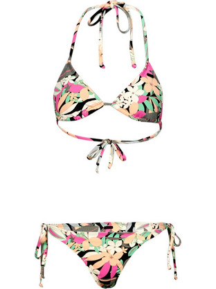 Roxy Bikini Set Τριγωνάκι Floral Πολύχρωμο ERJX203537-KVJ8