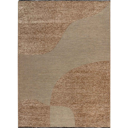 MADI Brook Χαλί Ορθογώνιο Καλοκαιρινό 160x230cm Beige Brown
