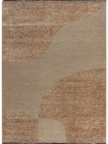 MADI Brook Χαλί Ορθογώνιο Καλοκαιρινό 160x230cm Beige Brown