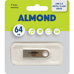 Almond Metallic 64GB USB Stick 2.0 με USB-A