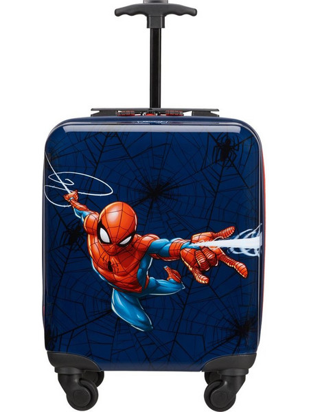 Samsonite Spider-Man Web Βαλίτσα Καμπίνας 45x33x20cm με 4 Ρόδες Navy Μπλε