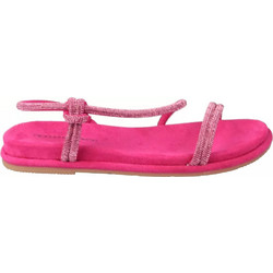 Gianna Kazakou Γυναικεία Σανδάλια Suede με Στρας Φούξια AG7571.L19916AB6.KS