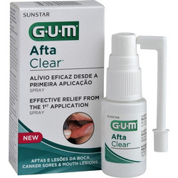 Gum Afta Clear Spray για Άφθες & Ανακούφιση Πόνου 15ml
