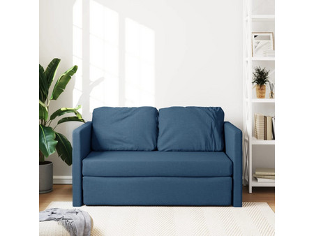 vidaXL Διθέσιος Καναπές Κρεβάτι Μπλε 112x60x55cm 353971