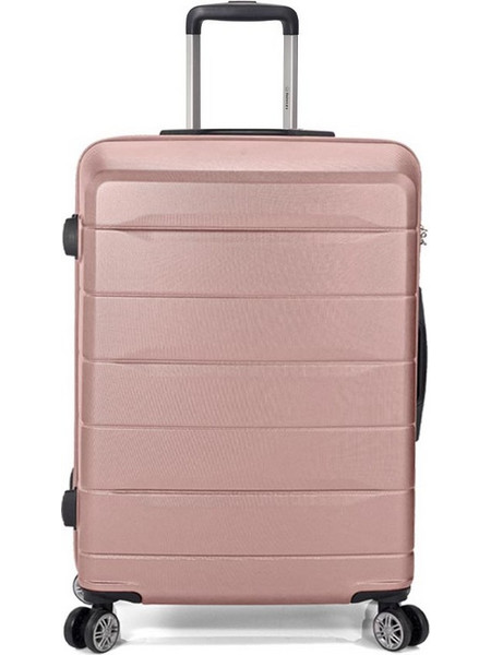 Benzi BZ5583 Βαλίτσα Μεγάλη 75x46x30cm με 4 Ρόδες Ροζ Χρυσή