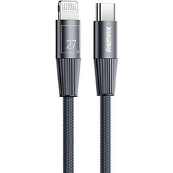Remax RC-C107 Braided USB-C to Lightning Cable 27W 1.2m Blue RC-C107
