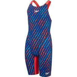 Speedo Παιδικό Αγωνιστικό Μαγιό Κολύμβησης Ολόσωμο για Κορίτσι Μπλε Κόκκινο 815822-H689
