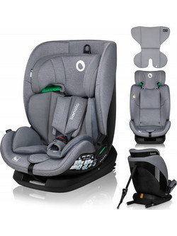 Lionelo Lavender Κάθισμα Αυτοκινήτου i-Size 9-36kg ISOfix Grey