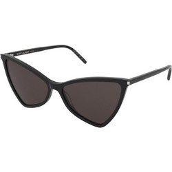 Saint Laurent SL475 001 Γυναικεία Γυαλιά Ηλίου Πολυγωνικά Κοκάλινα Μαύρα με Μαύρο Polarized Φακό
