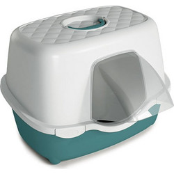Stefanplast Tres Chic Outdoor Τουαλέτα Γάτας Κλειστή Πράσινη Μ56xΠ54.5xΥ39cm
