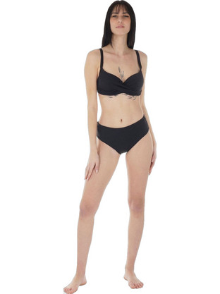 Gsecret Bikini Set με Ενίσχυση Ψηλόμεσο Μαύρο T20282-27895