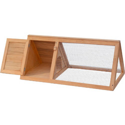 vidaXL Κλουβί για Κουνέλια Καφέ 98x50x41cm