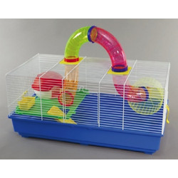 Domus Molinari Criceto Roddy Κλουβί για Χάμστερ Μπλε 58x32x24cm