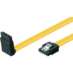 Powertech CAB-W028 Καλώδιο Σκληρού Δίσκου 7-Pin SATA III to 7-Pin SATA III 0.5m Yellow