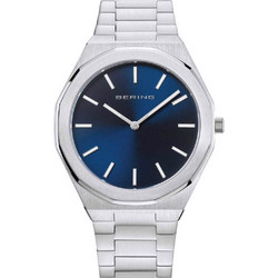 Bering Classic Ανδρικό Ρολόι με Ασημί Μεταλλικό Μπρασελέ 19641-707