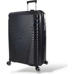 Rain RB8018C Βαλίτσα Καμπίνας 55x40x20cm με 4 Ρόδες Μαύρη