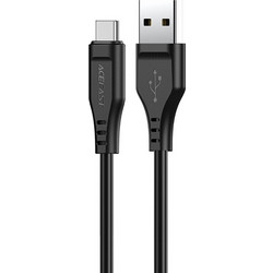 Acefast C3-04 USB-A to USB-C 1.2m Black 6974316280866