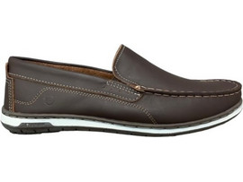 Pegada Ανδρικά Μοκασίνια Loafers Δερμάτινα Καφέ 141108-01