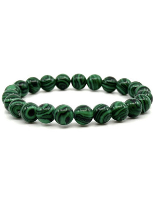 Legend Accessories Βραχιόλι με Αμέθυστο LGD-BR-2017/GREEN