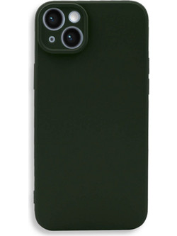 Bodycell Square Liquid Silicon Back Cover Green (iPhone 14 Plus)