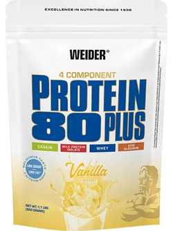 Weider Protein 80 Plus Vanilla Πρωτεΐνη Γράμμωσης 500gr