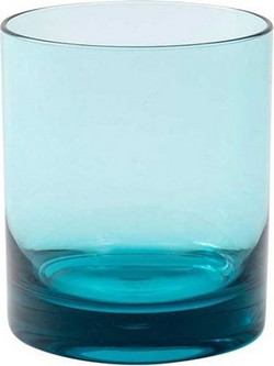 Caspari Ποτήρι Νερού Πλαστικό On The Rocks Highball Turquoise Τιρκουάζ 025096853736