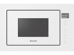 Brandt BMG2120W Εντοιχιζόμενος Φούρνος Μικροκυμάτων με Grill 25lt Λευκός