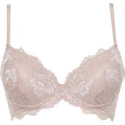 Lormar PRESTIGE Σουτιέν Balconette Push Up με Μπανέλα Nude