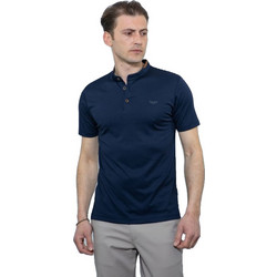 Side Effect Ανδρική Μπλούζα Polo Κοντομάνικη Navy Μπλε 2223-02