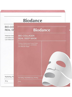 Biodance Bio-Collagen Real Sheet Μάσκα Προσώπου για Ενυδάτωση με Κολλαγόνο 34gr