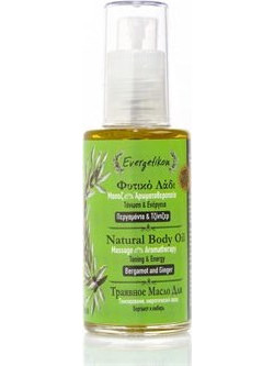 Evergetikon Bergamot & Ginger Λάδι Μασάζ 50ml