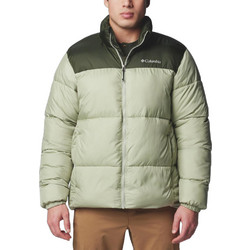 Columbia Αθλητικό Ανδρικό Μπουφάν Χειμωνιάτικο Puffer Αδιάβροχο Αντιανεμικό Πράσινο Mint 2086861-348