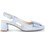 Gabor Ανατομικές Γόβες Slingback Δερμάτινες με Χοντρό Χαμηλό Τακούνι Γαλάζιες 42.262.26