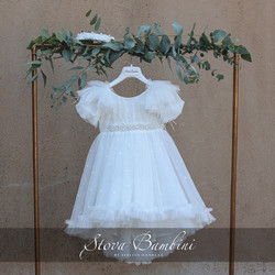 Stova Bambini Βαπτιστικό Φόρεμα 2τμχ SS24G18