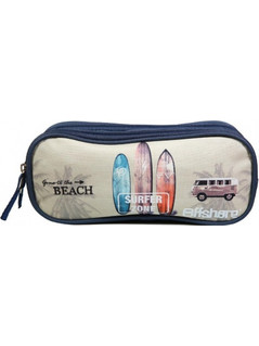 Bagtrotter Surfer Zone Κασετίνα Βαρελάκι Μπεζ 37151------2