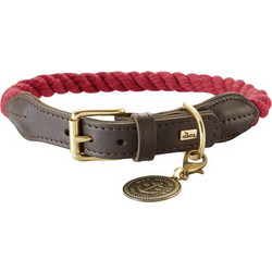 Hunter List Δερμάτινο Κολάρο Σκύλου Κόκκινο 1.5x47-55cm