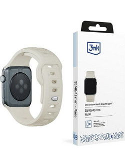 3mk Λουράκι Σιλικόνης Beige (Apple Watch 38 / 40 / 41mm)
