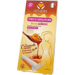 Setablu Ταινίες Αποτρίχωσης για Μπικίνι & Σώμα 20τμχ
