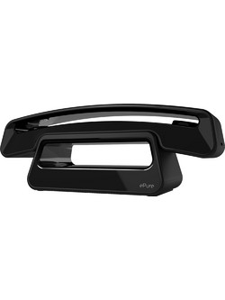 Alcatel ePure Iconic Ασύρματο Τηλέφωνο με Ανοιχτή Ακρόαση Μαύρο