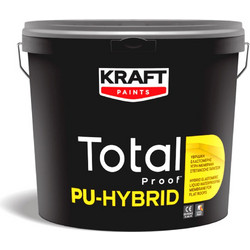 Kraft Total Proof TM PU-Hybrid Ελαστομερές Επαλειφόμενο Υβριδικό Μονωτικό Ταράτσας Λευκό 13kg