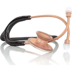 MDF Instruments Acoustica (R) Καρδιολογικό Στηθοσκόπιο με Διπλό Κώδωνα Black Rose Gold