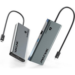 Wavlink WL-UTD05 Thunderbolt 3 USB-C Docking Station με DisplayPort Ethernet