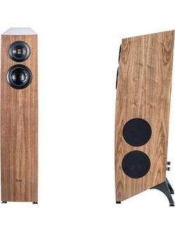 Elac Concentro S 509 Ζεύγος Ηχείων Hi-Fi Δαπέδου 4 Δρόμων Gloss Walnut